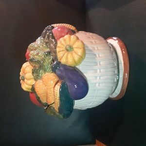 Vegetables Garden Harvest Cookie Jar